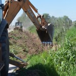 Mendoza 10-03-2014 Recorrida obras de reparación 3° Zona de riego